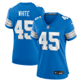 Women's Detroit Lions Devin White Blue Team Game Jersey