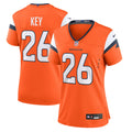 Women's Denver Broncos Devon Key Orange Team Game Jersey