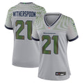 Women's Seattle Seahawks Devon Witherspoon Gray Rivalries Collection Game Jersey