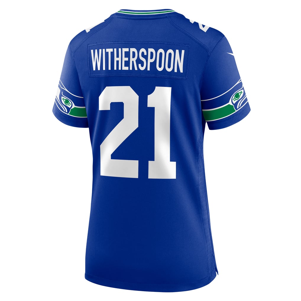 Women's Seattle Seahawks Devon Witherspoon Royal Throwback Player Game Jersey