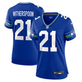 Women's Seattle Seahawks Devon Witherspoon Royal Throwback Player Game Jersey