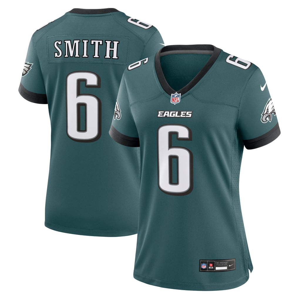 Women's Philadelphia Eagles DeVonta Smith Midnight Green Team Game Jersey