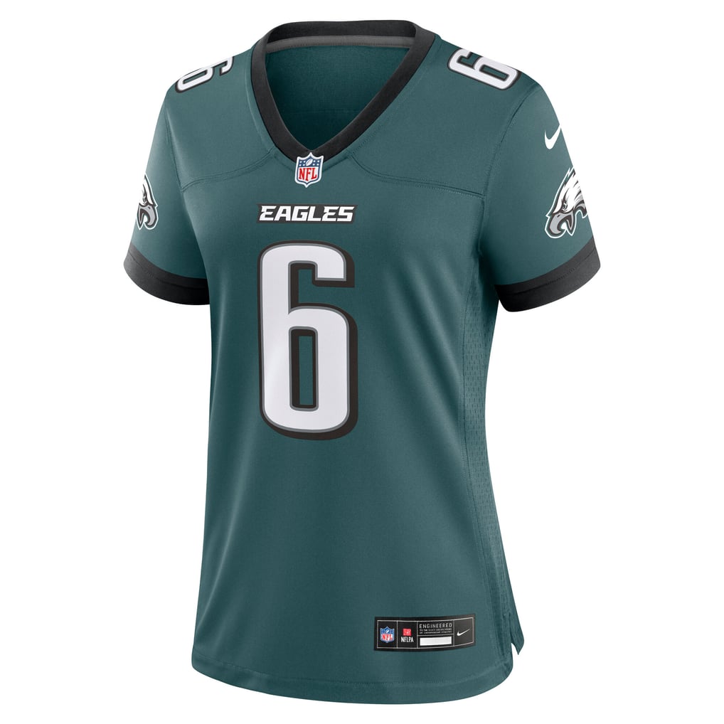 Women's Philadelphia Eagles DeVonta Smith Midnight Green Team Game Jersey