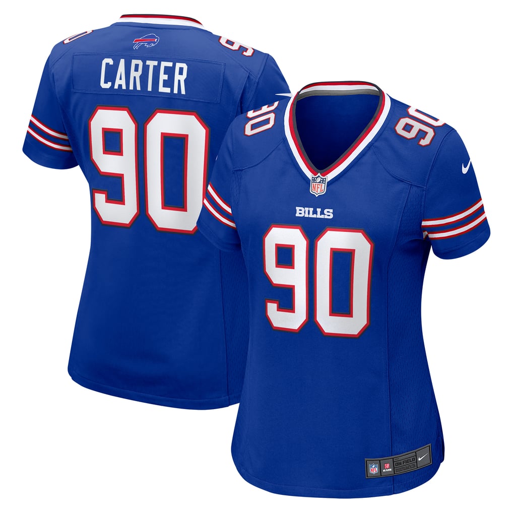Women's Buffalo Bills DeWayne Carter Royal Game Jersey