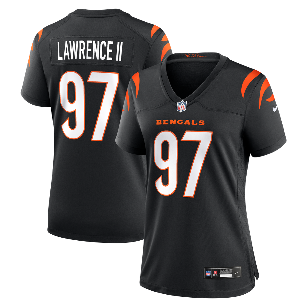 Women's Cincinnati Bengals Dexter Lawrence II Black Game Jersey