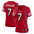 Women's San Francisco 49ers De'Zhaun Stribling Scarlet Alternate Game Jersey
