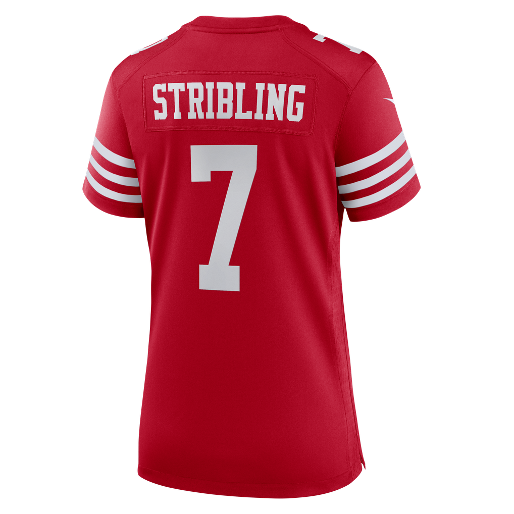 Women's San Francisco 49ers De'Zhaun Stribling Scarlet Team Game Jersey