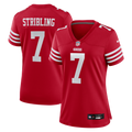 Women's San Francisco 49ers De'Zhaun Stribling Scarlet Team Game Jersey