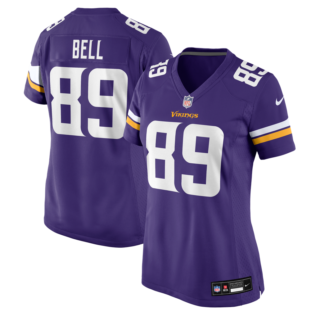 Women's Minnesota Vikings Dillon Bell Purple Team Game Jersey