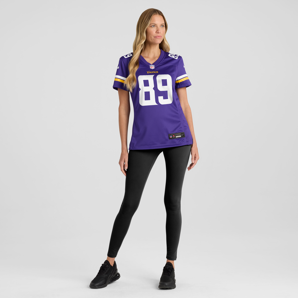 Women's Minnesota Vikings Dillon Bell Purple Team Game Jersey