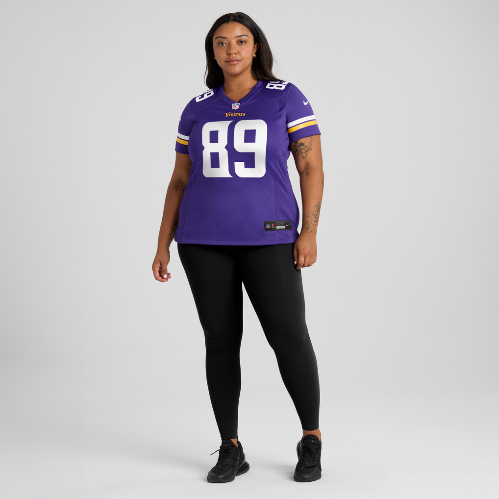 Women's Minnesota Vikings Dillon Bell Purple Team Game Jersey