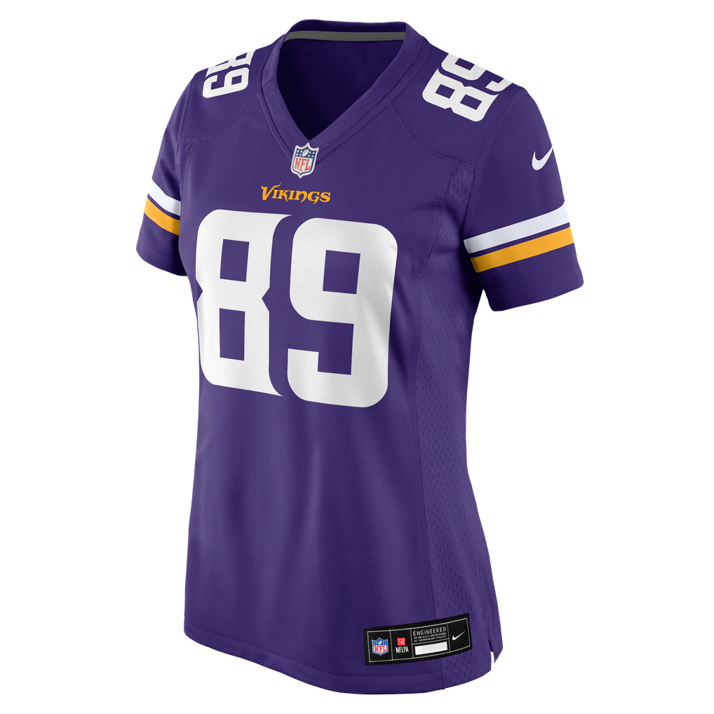 Women's Minnesota Vikings Dillon Bell Purple Team Game Jersey