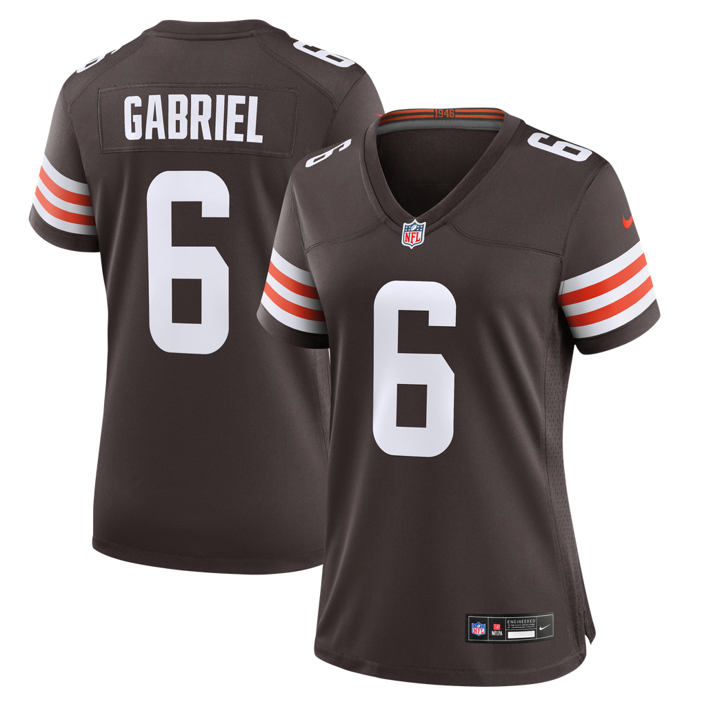 Women's Cleveland Browns Dillon Gabriel Brown Team Game Jersey