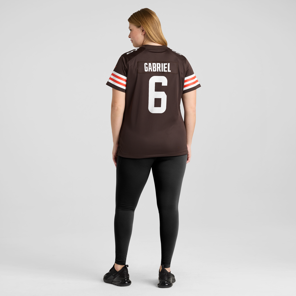 Women's Cleveland Browns Dillon Gabriel Brown Team Game Jersey