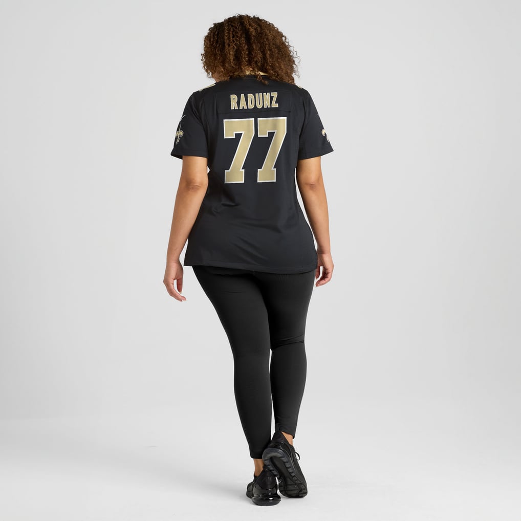 Women's New Orleans Saints Dillon Radunz Black Team Game Jersey