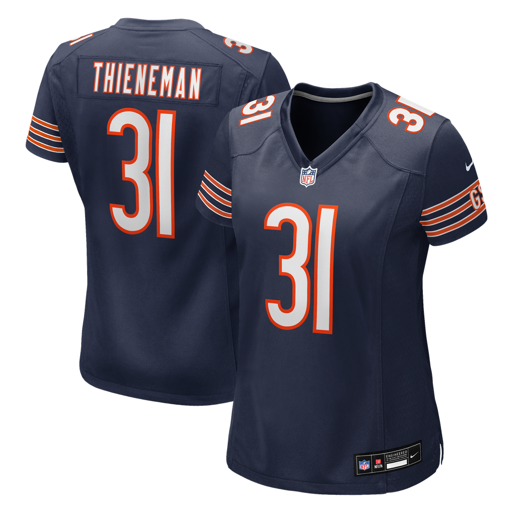 Women's Chicago Bears Dillon Thieneman Navy Team Game Jersey