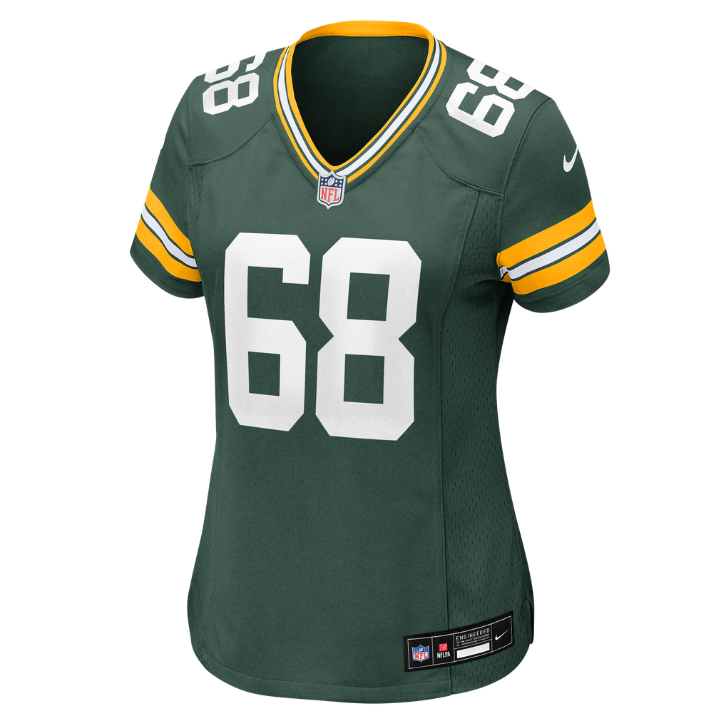 Women's Green Bay Packers Dillon Wade Green Team Game Jersey