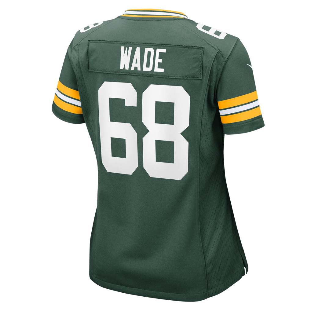 Women's Green Bay Packers Dillon Wade Green Team Game Jersey