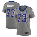 Women's Buffalo Bills Dion Dawkins Gray Nickel City Game Jersey