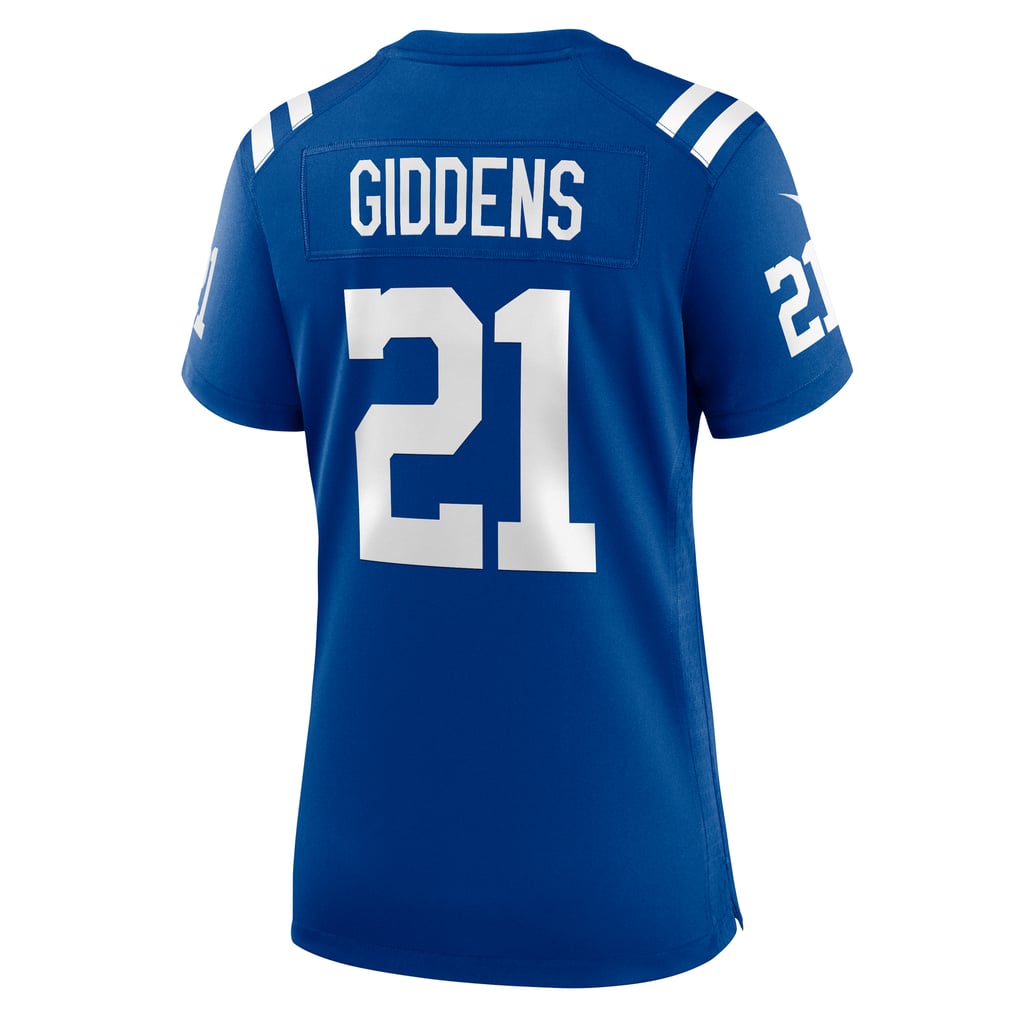 Women's Indianapolis Colts DJ Giddens Royal Team Game Jersey