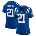 Women's Indianapolis Colts DJ Giddens Royal Team Game Jersey