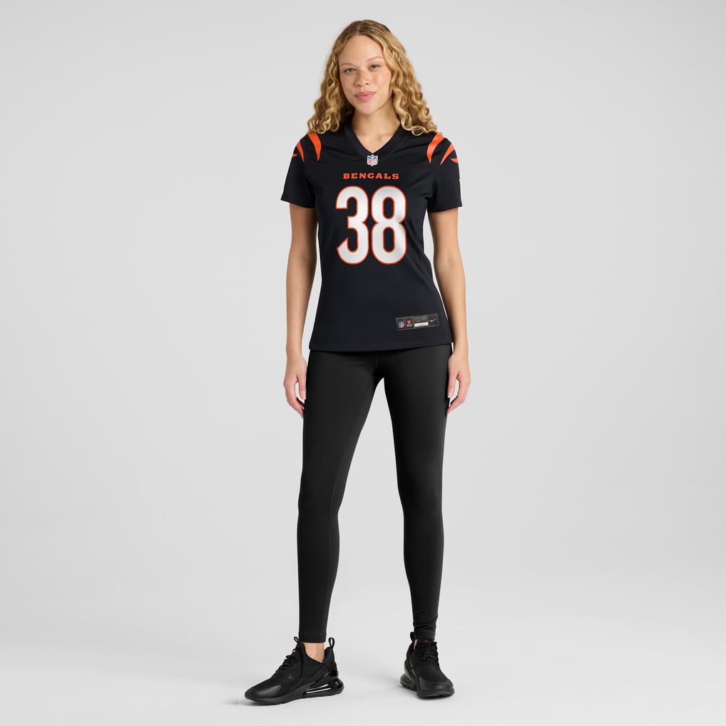 Women's Cincinnati Bengals DJ Ivey Black Team Game Jersey