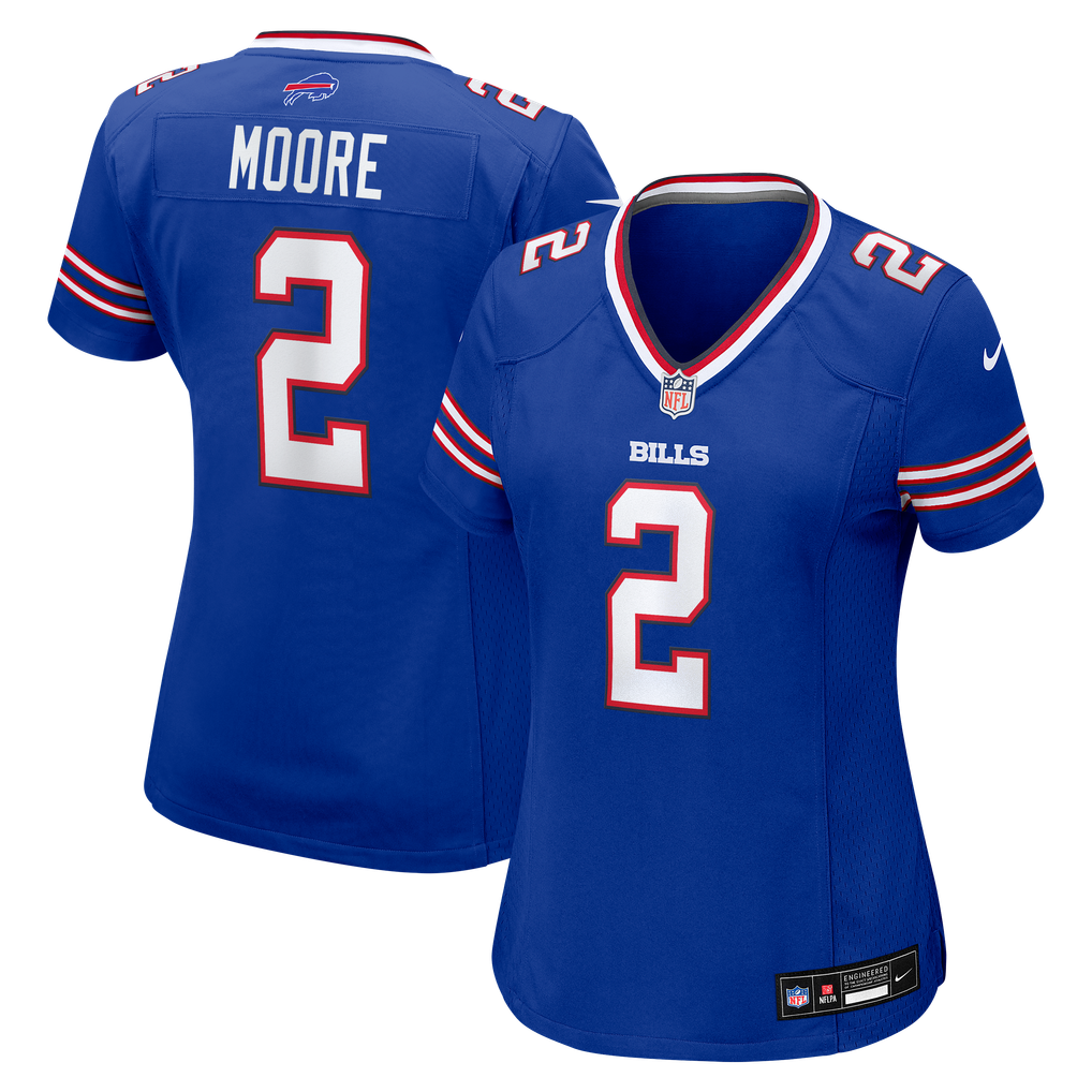 Women's Buffalo Bills D.J. Moore Royal Game Jersey