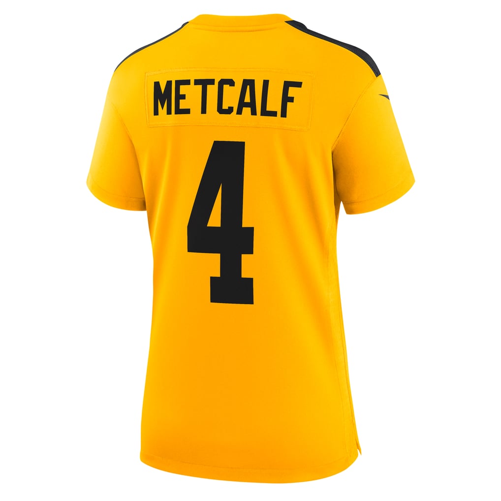 Women's Pittsburgh Steelers DK Metcalf Gold Alternate 1933 Throwback Game Jersey