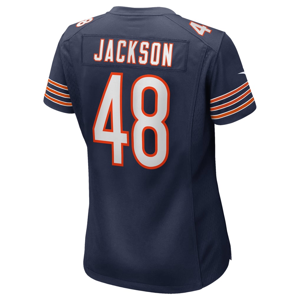 Women's Chicago Bears D'Marco Jackson Navy Team Game Jersey