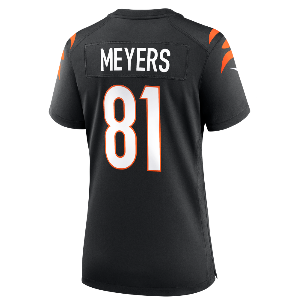 Women's Cincinnati Bengals Dohnte Meyers Black Team Game Jersey
