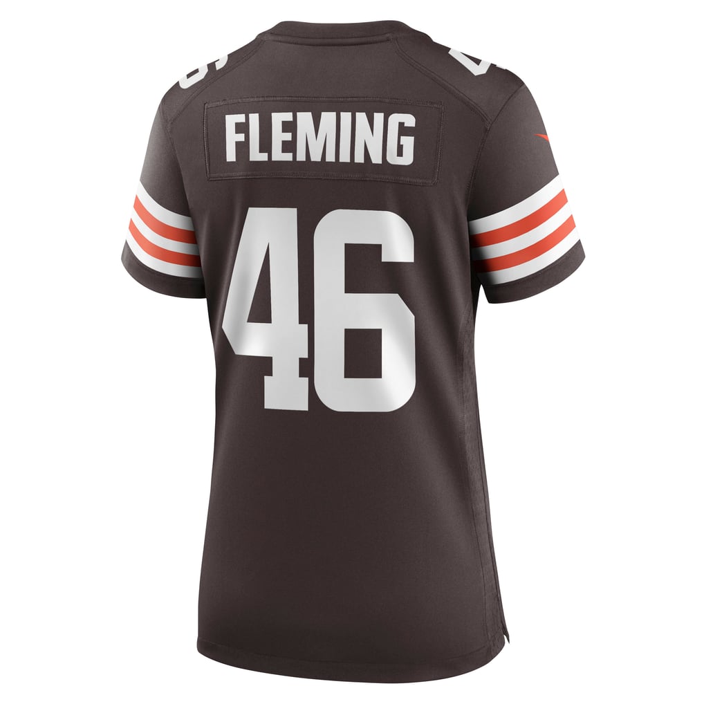 Women's Cleveland Browns Don Fleming Brown Retired Player Jersey