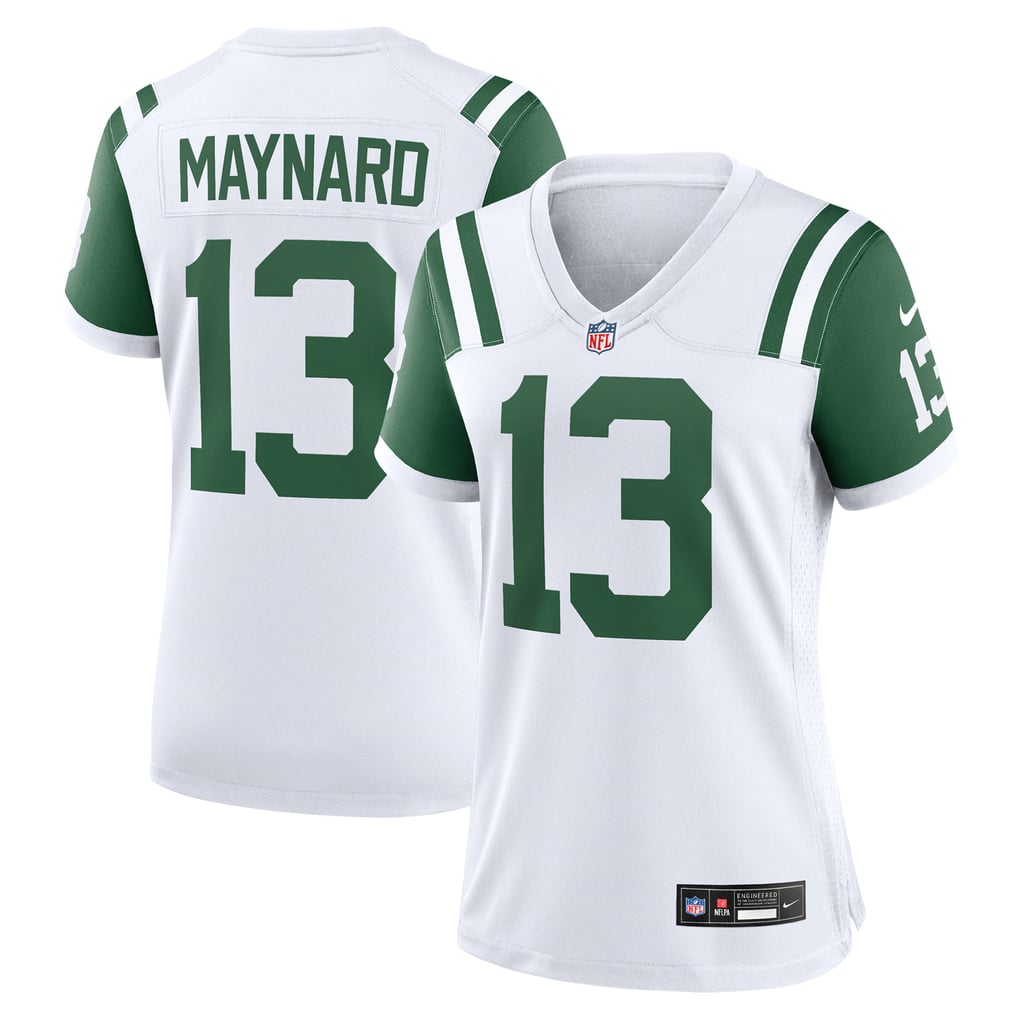 Women's New York Jets Don Maynard White Classic Alternate Retired Player Game Jersey