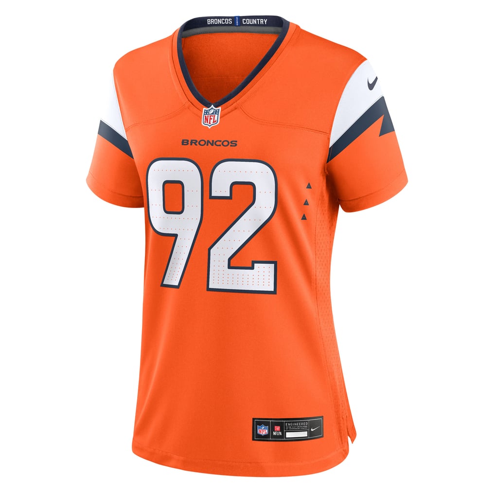 Women's Denver Broncos Dondrea Tillman Orange Team Game Jersey