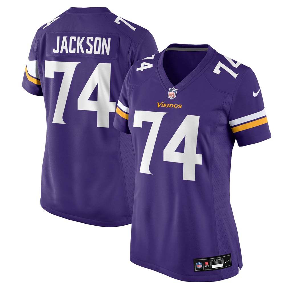 Women's Minnesota Vikings Donovan Jackson Purple Team Game Jersey