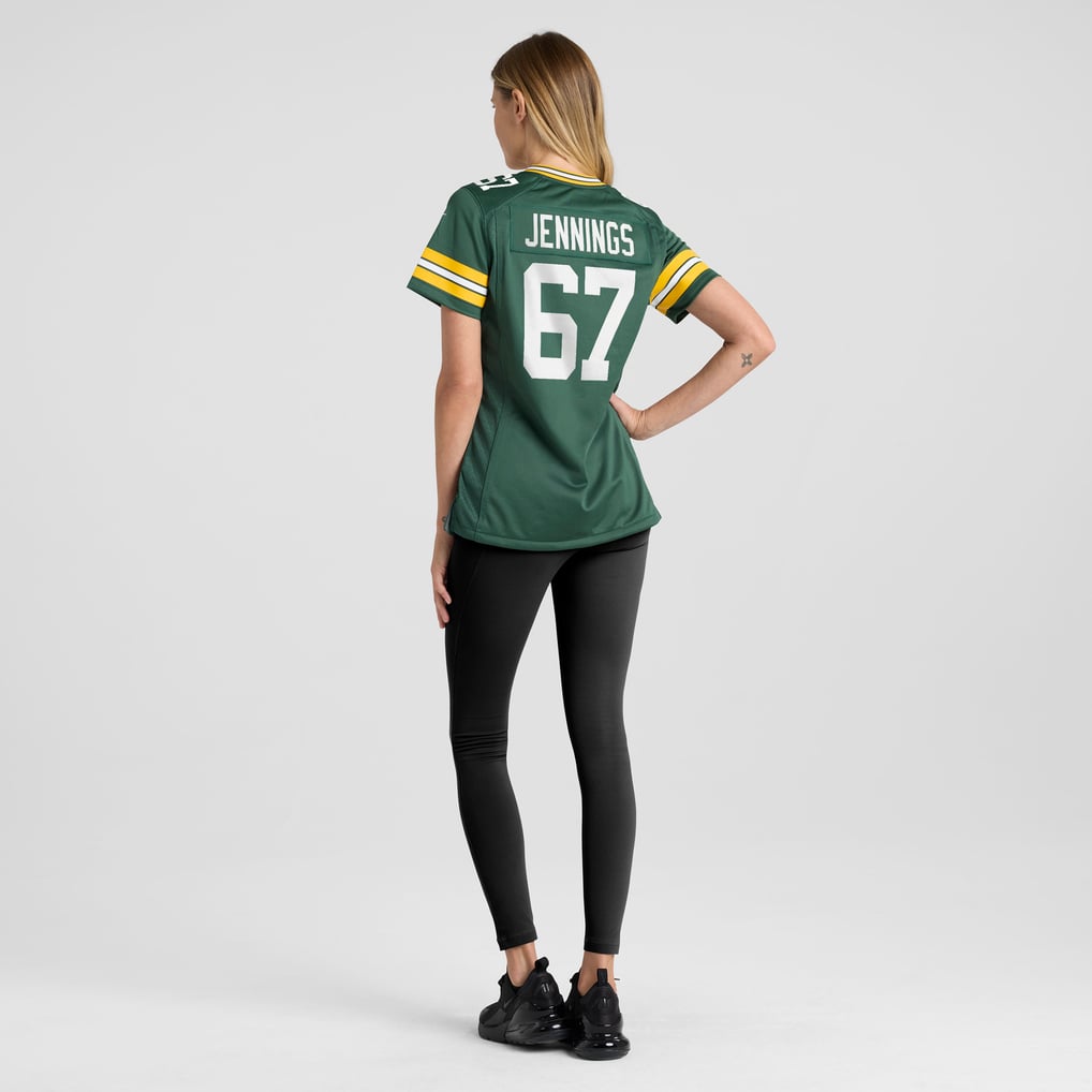 Women's Green Bay Packers Donovan Jennings Green Team Game Jersey