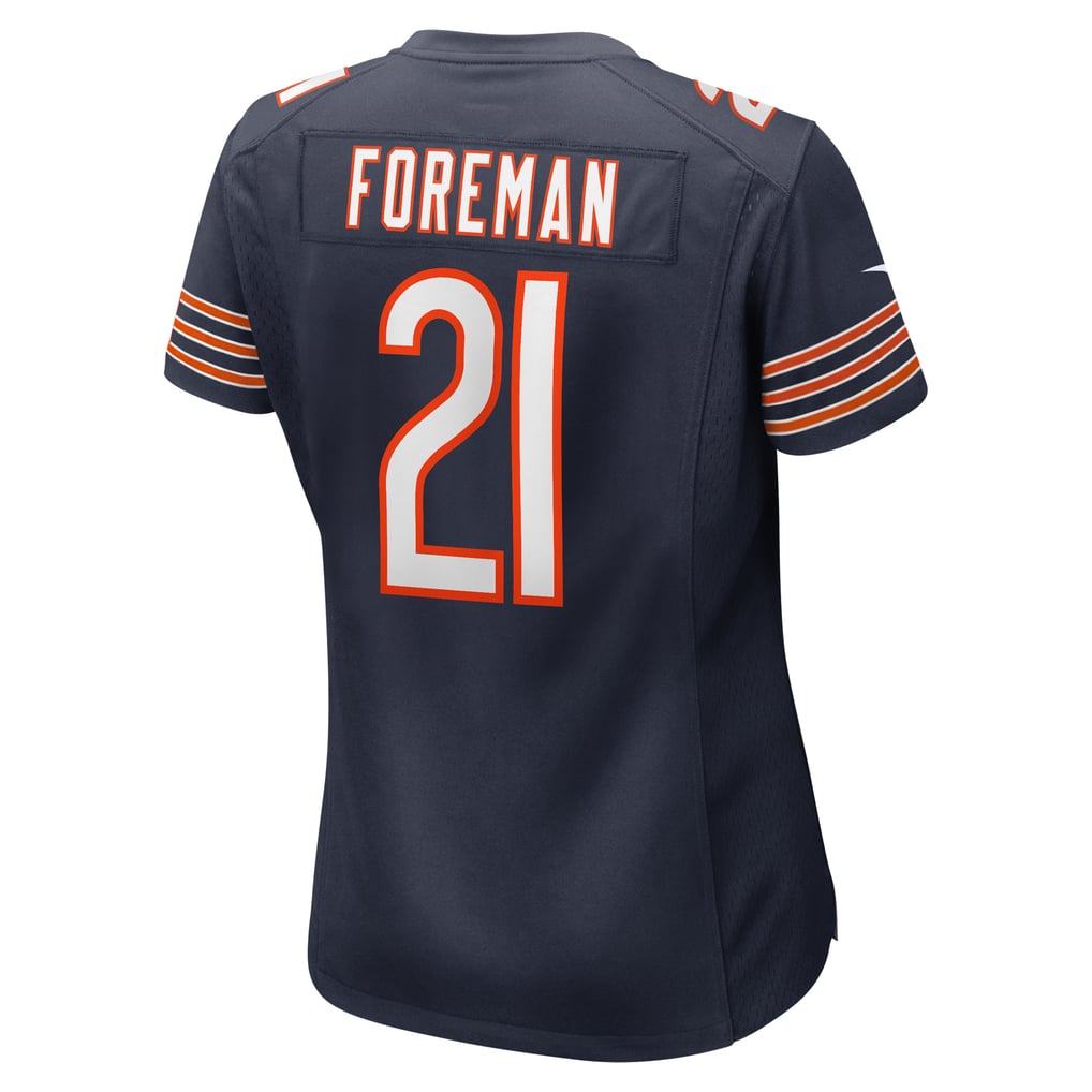 Women's Chicago Bears D'Onta Foreman Navy Game Jersey