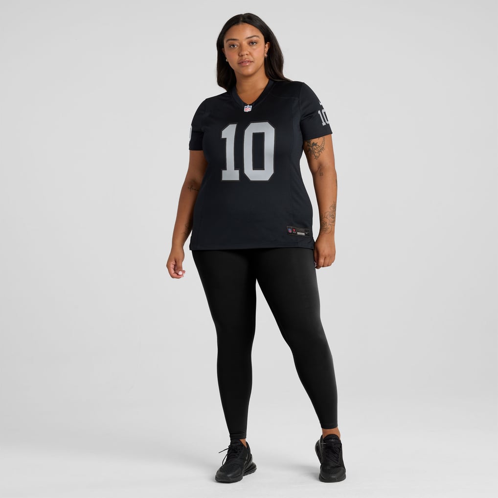 Women's Las Vegas Raiders Dont'e Thornton Jr. Black Team Game Jersey
