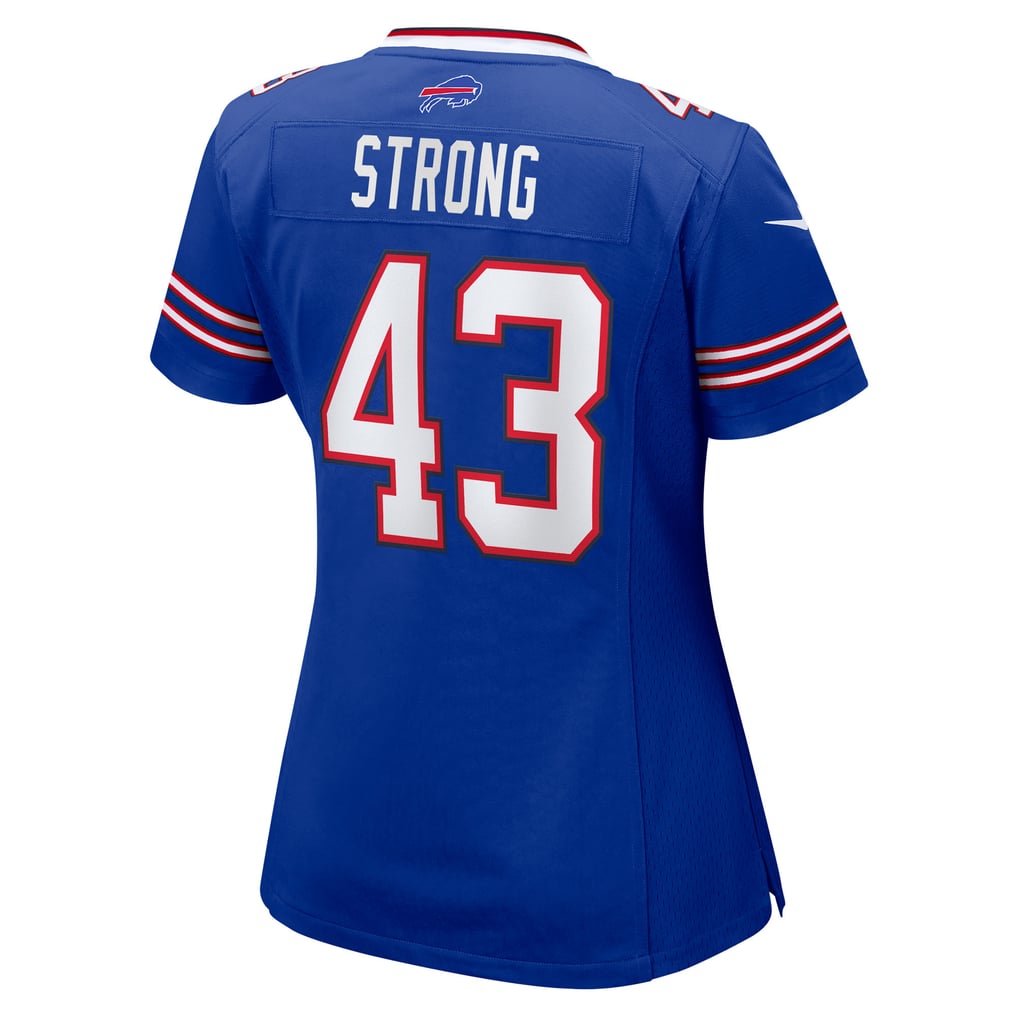 Women's Buffalo Bills Dorian Strong Royal Team Game Jersey