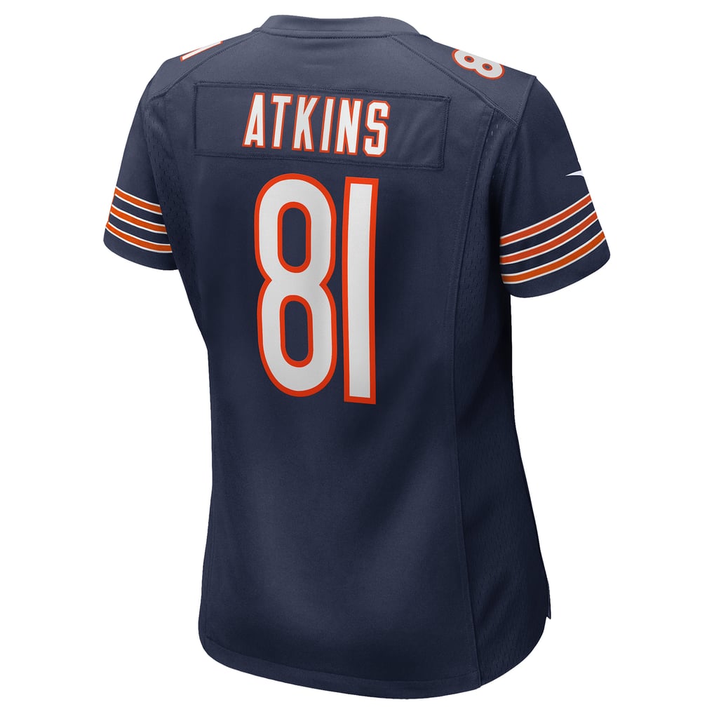 Women's Chicago Bears Doug Atkins Navy Game Retired Player Jersey