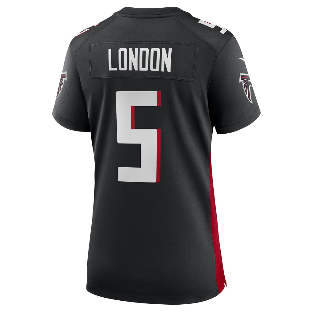 Women's Atlanta Falcons Drake London Black Player Game Jersey