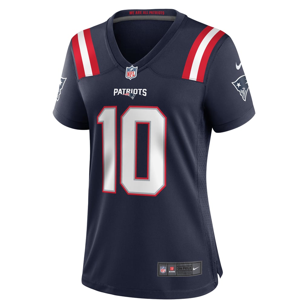 Women's New England Patriots Drake Maye Navy Player Game Jersey