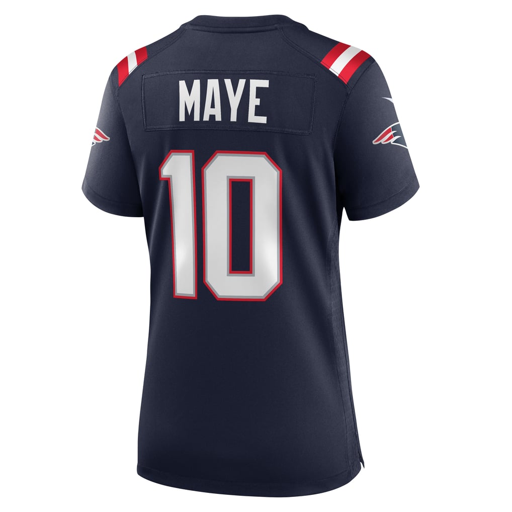 Women's New England Patriots Drake Maye Navy Player Game Jersey