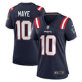 Women's New England Patriots Drake Maye Navy Player Game Jersey