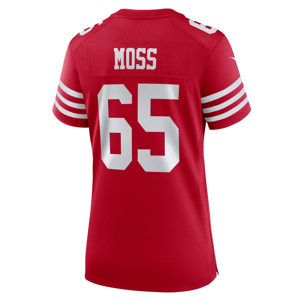 Women's San Francisco 49ers Drew Moss Scarlet Team Game Jersey