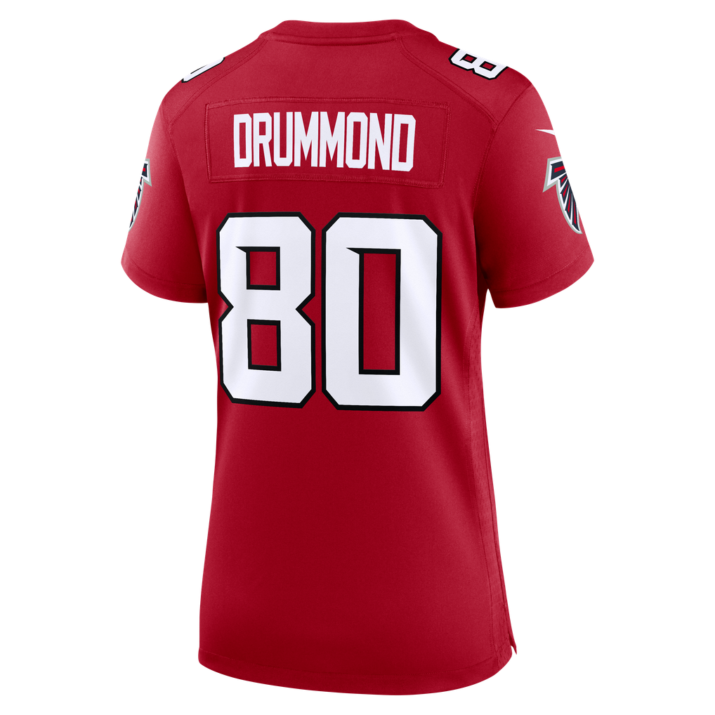 Women's Atlanta Falcons Dylan Drummond Red Team Game Jersey