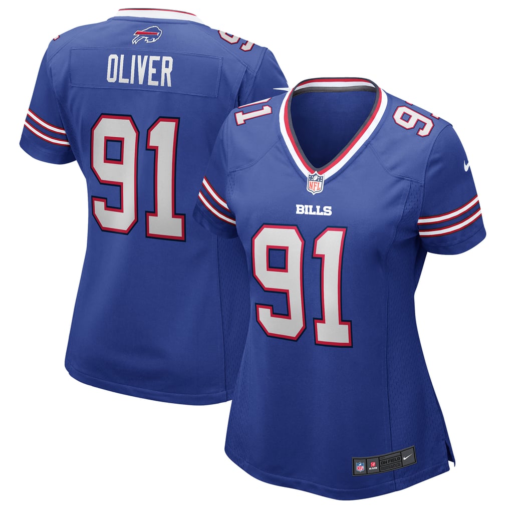 Women's Ed Oliver Royal Buffalo Bills Game Jersey