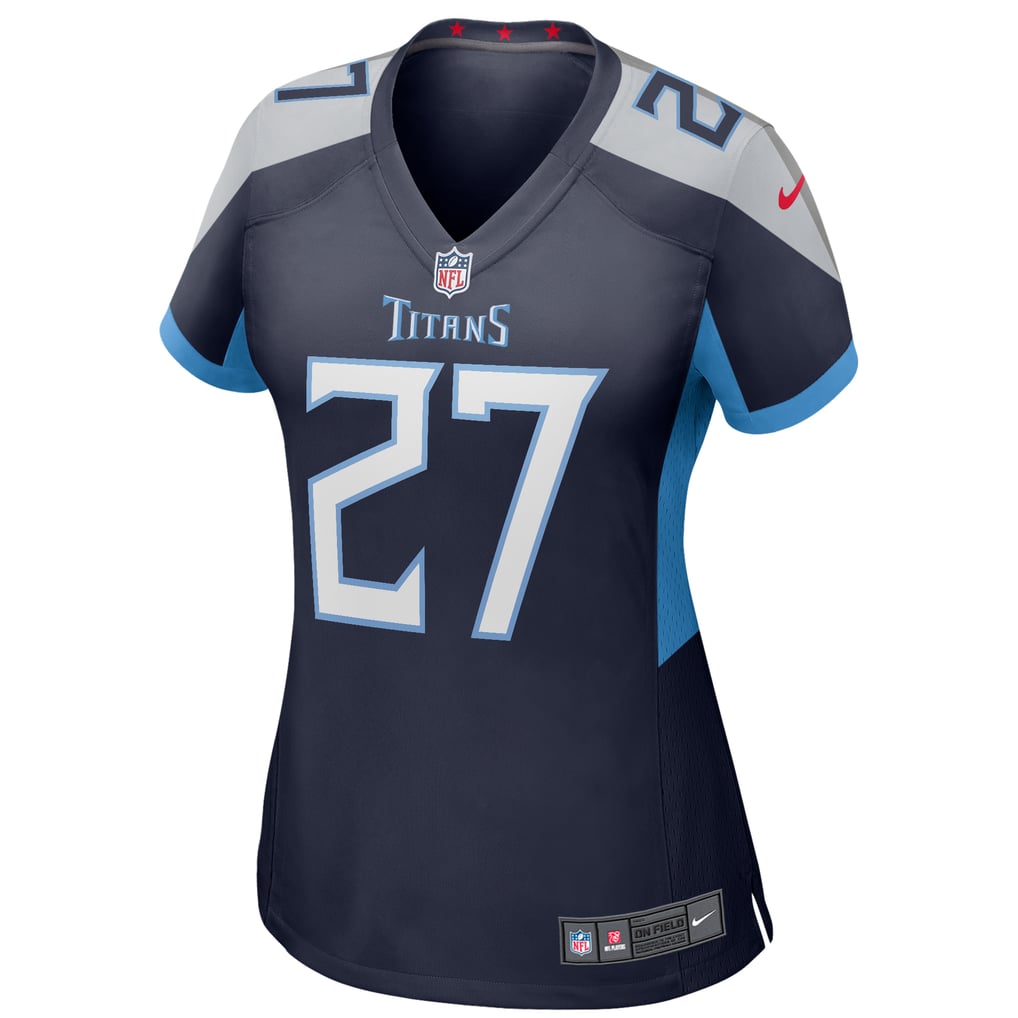 Women's Tennessee Titans Eddie George Navy Game Retired Player Jersey