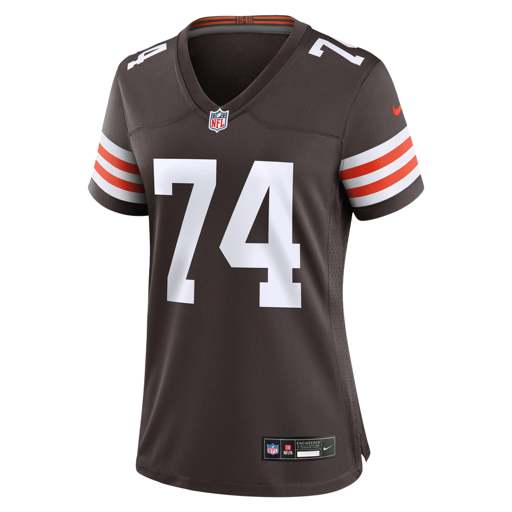 Women's Cleveland Browns Elgton Jenkins Brown Team Game Jersey