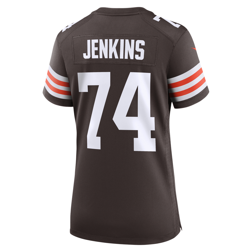 Women's Cleveland Browns Elgton Jenkins Brown Team Game Jersey