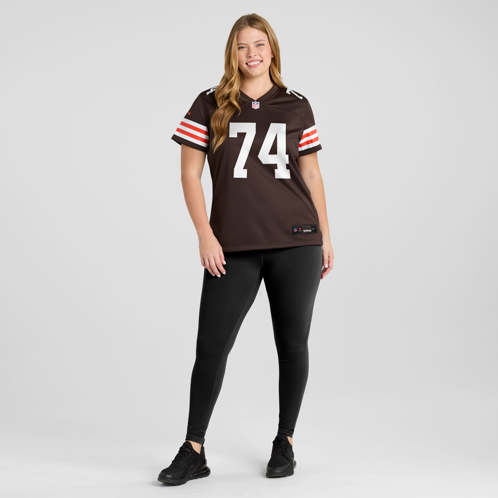 Women's Cleveland Browns Elgton Jenkins Brown Team Game Jersey